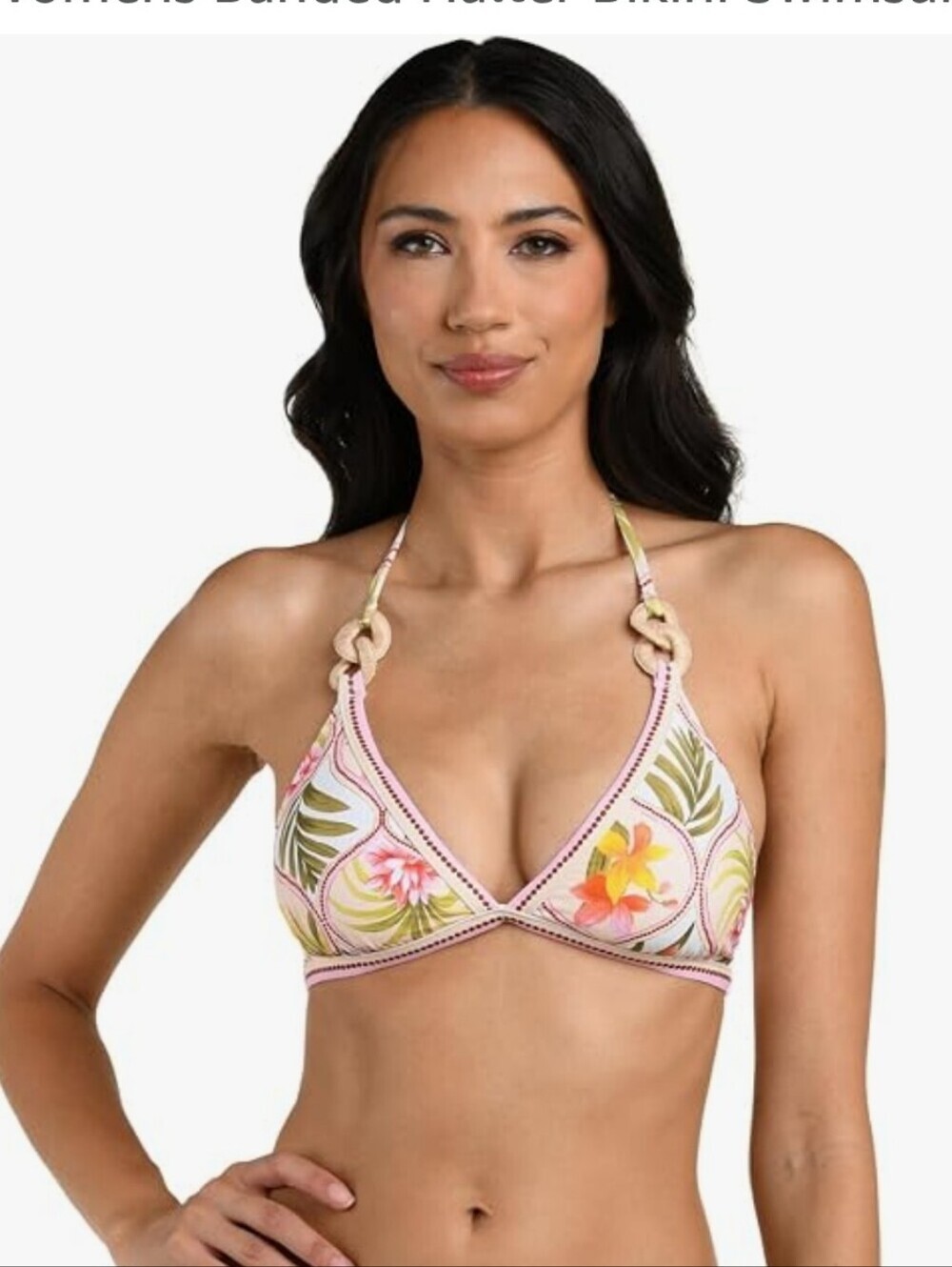 La Blanca Banded Halter Bikini Swimsuit Top